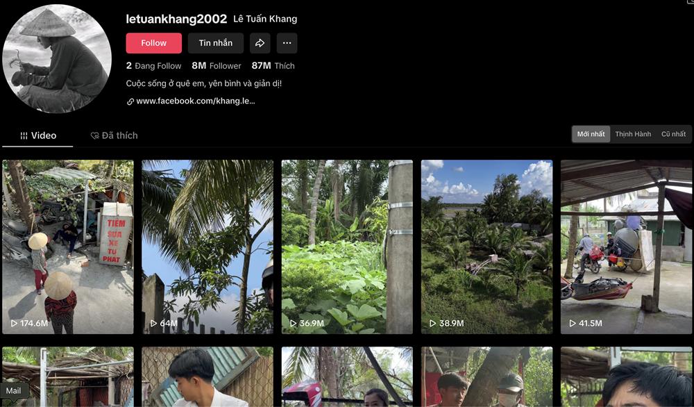 Lê Tuấn Khang - cái tên hot nhất lúc này: Cán mốc 8 triệu followers, đăng video đạt 175 triệu view chỉ sau 1 ngày-2