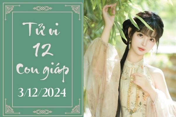 Tử vi 12 con giáp hôm nay ngày 3/12/2024: Mão tiêu cực, Tuất nóng vội-1