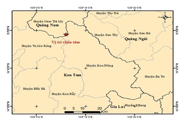 Xảy ra động đất 3.2 tại Quảng Nam-1