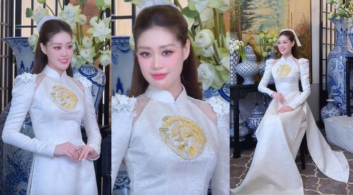 Hoa hậu Khánh Vân rơi nước mắt vì hạnh phúc trong lễ ăn hỏi-1