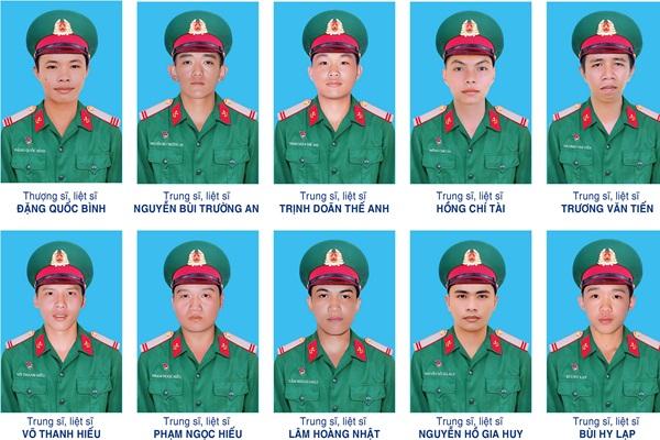 Lễ viếng, truy tặng Huân chương Bảo vệ Tổ quốc cho 12 liệt sĩ Quân khu 7-6