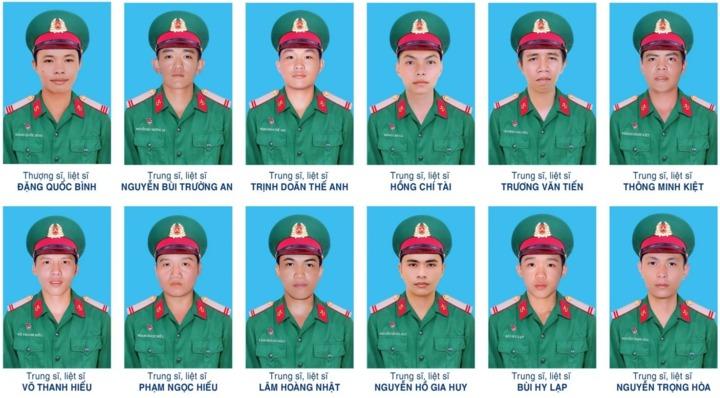 Lễ viếng, truy tặng Huân chương Bảo vệ Tổ quốc cho 12 liệt sĩ Quân khu 7-5