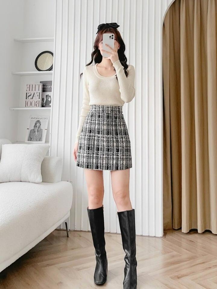 Chọn trang phục vải tweed sang trọng cho mùa lễ hội-3