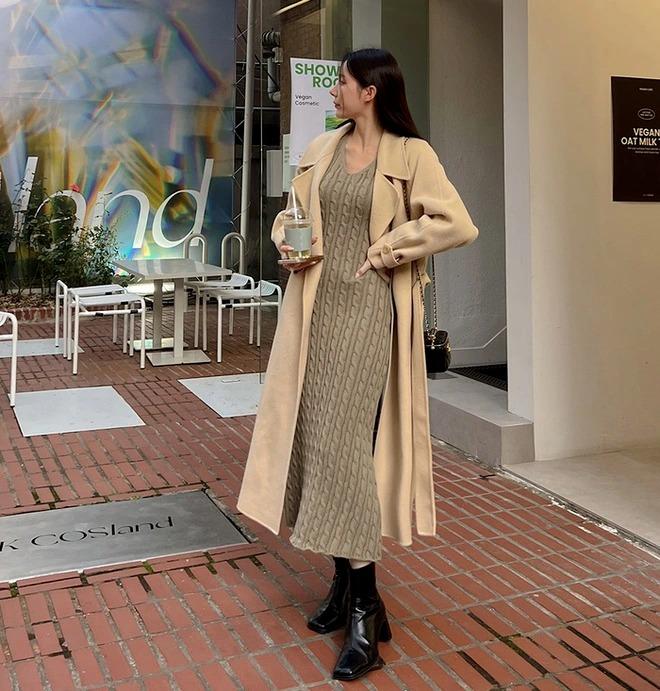 Phối đồ mùa đông cho phụ nữ trung niên-6