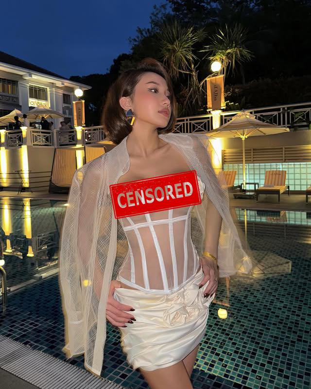 Hot girl Huyền 2k4 tiếp tục diện đồ hở bạo, đặt điểm nhấn chí mạng khiến fan ngây ngất-1