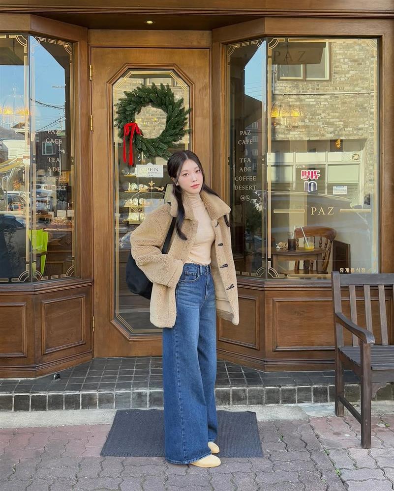 Áo khoác teddy vừa ấm vừa xinh, giúp hack tuổi tài tình-5