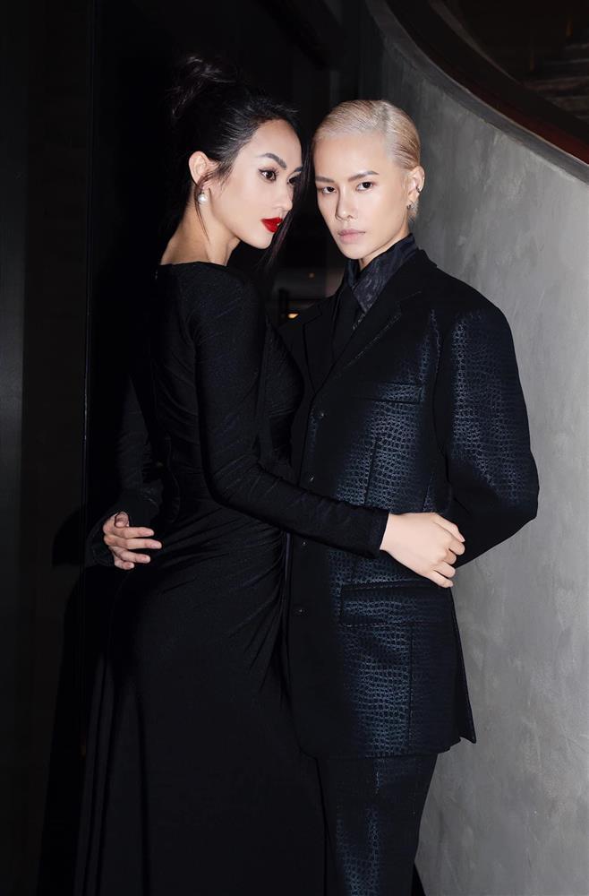 Cặp đôi Kỳ Duyên - Minh Triệu mới của showbiz: Chăm sóc nhau, dính như sam tại sự kiện-4