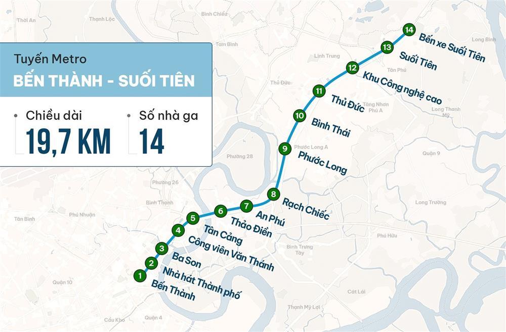 Metro số 1 Bến Thành - Suối Tiên chính thức vận hành-2