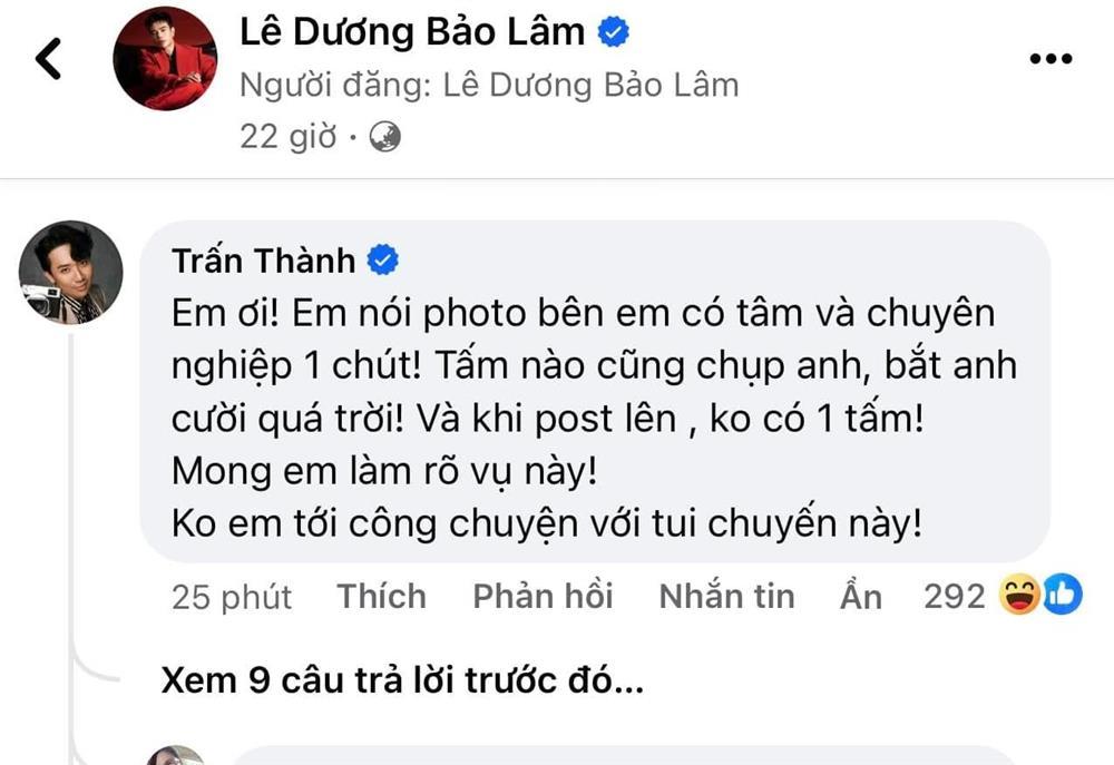 Bị Trấn Thành công khai cảnh cáo, 1 đàn em liền đáp trả gây chú ý-1