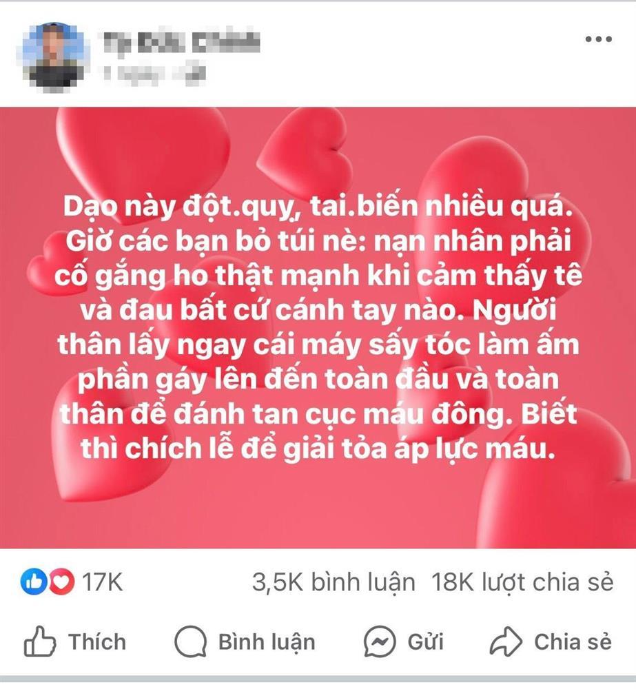 Chuyên gia nói gì về thông tin chữa đột quỵ bằng cách dùng máy sấy tóc làm ấm gáy?-1