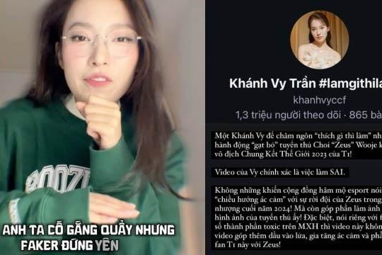 MC Khánh Vy bị chỉ trích