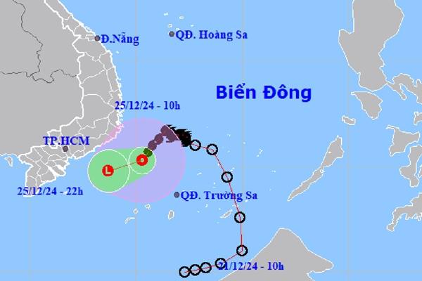 Bão số 10 suy yếu thành áp thấp nhiệt đới ở vùng biển Khánh Hòa - Bình Thuận-1