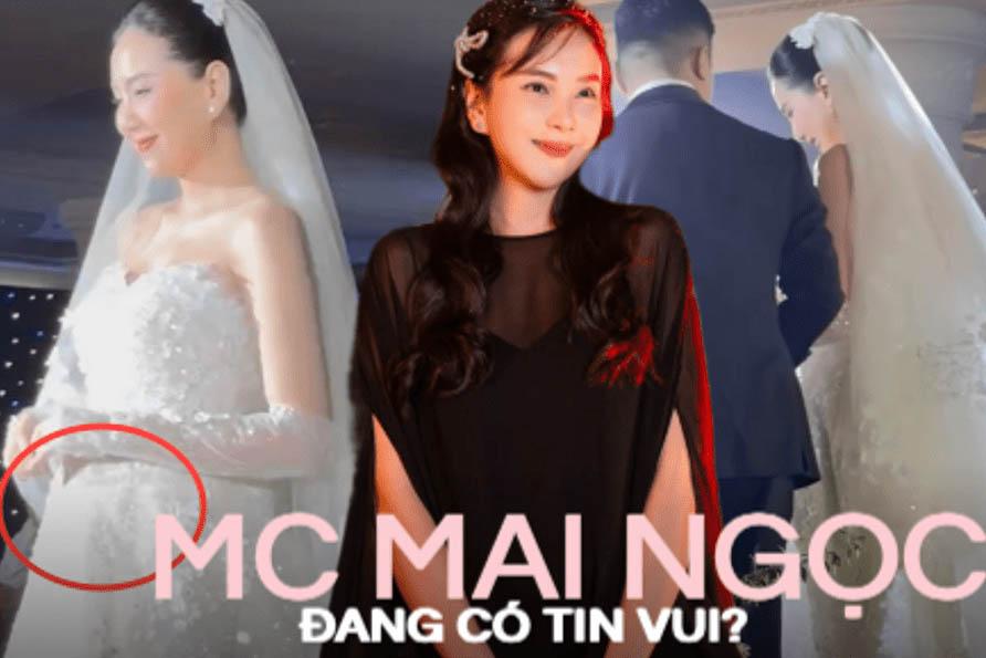 VIDEO: Khoảnh khắc MC Mai Ngọc bên chồng trong lễ cưới-1