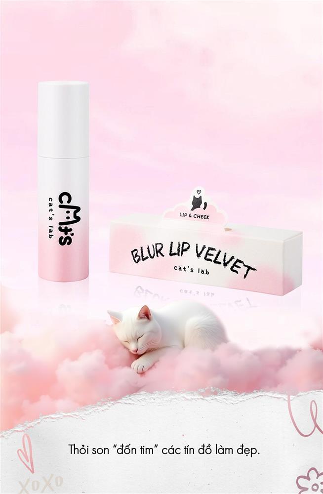 Cat’s Lab Blur Lip Velvet - ‘vũ khí bí mật’ cho đôi môi tươi sáng, mềm mịn-2