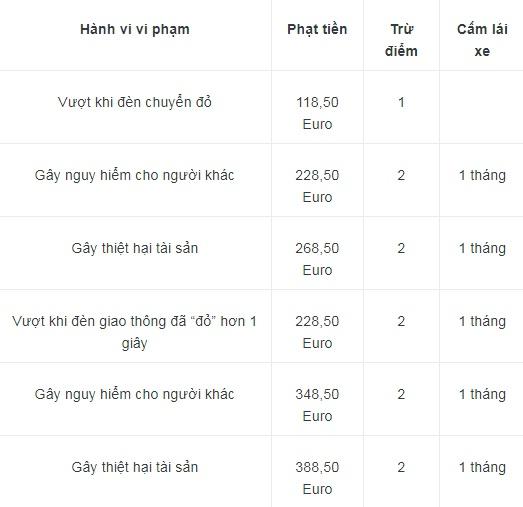 Mức phạt vượt đèn đỏ của các nước trên thế giới-2