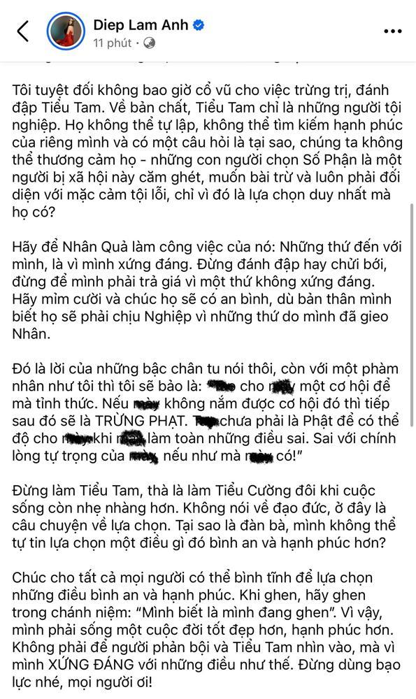 Diệp Lâm Anh: Hãy thương xót tiểu tam-2