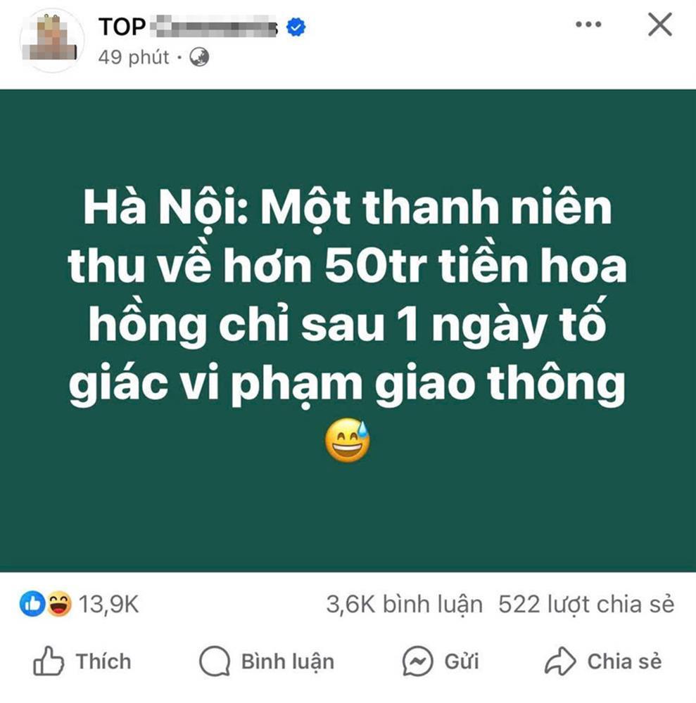 Bác bỏ thông tin nam thanh niên thu 50 triệu do tố giác vi phạm giao thông-1