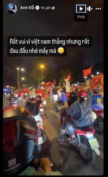 Trâm Anh giải thích về dòng trạng thái gây hiểu nhầm sau khi đội tuyển Việt Nam vô địch AFF Cup-3