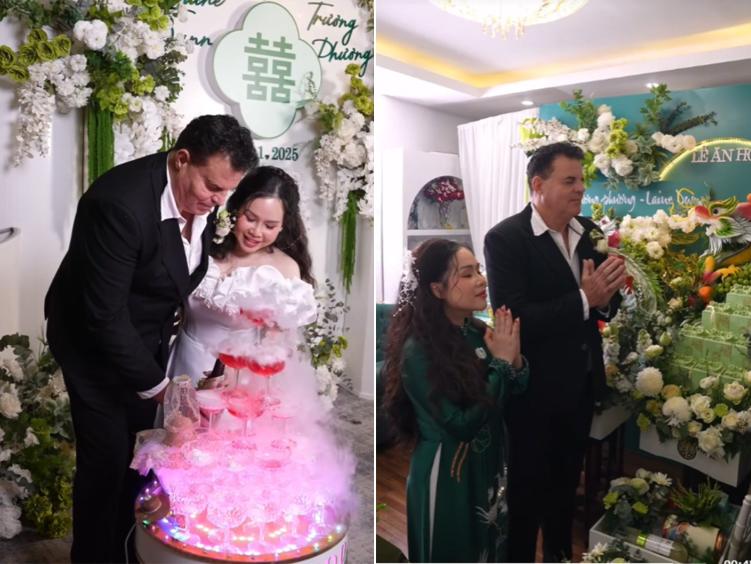 Nữ diễn viên lùn nhất showbiz Việt Trương Phương cưới lần 2, chồng cao 1m9-1