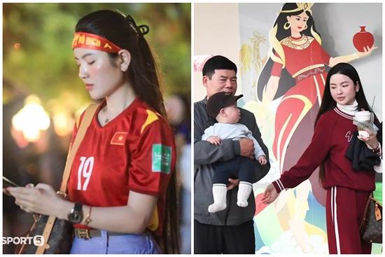 Nhan sắc qua 'cam thường' của bà xã Quang Hải