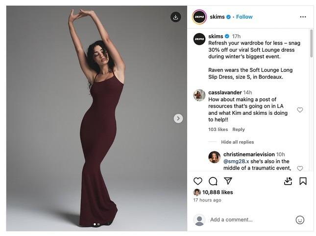 Kim bị chỉ trích vì quyên góp nội y cho nạn nhân cháy rừng-3