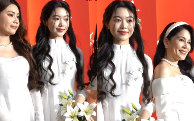 Lọ Lem - Hạt Dẻ xúng xính áo dài lên thảm đỏ, làm 1 điều đặc biệt ai cũng chú ý-3